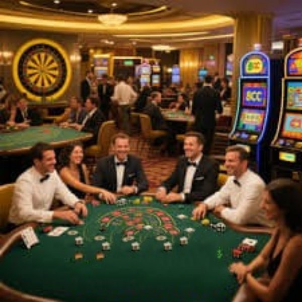 Live Baccarat dealer table at romanobet slot studio